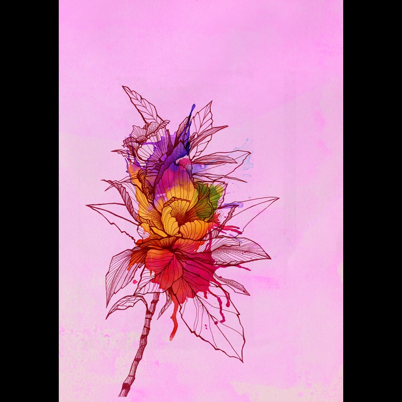 Faber-Castell Tuscher Dual Flower 6 st. Multi 4