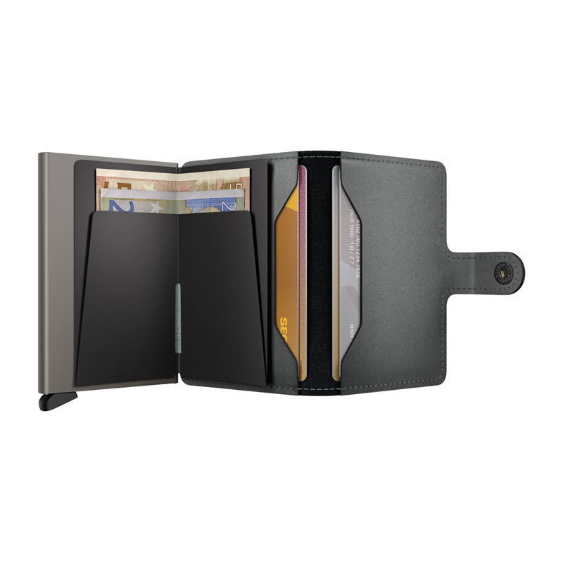 Secrid Miniwallet Svart/grå 2