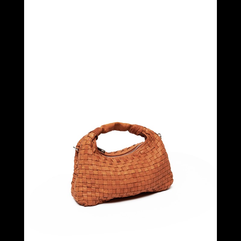 Núnoo Håndtaske Dandy Braided Cognac 2