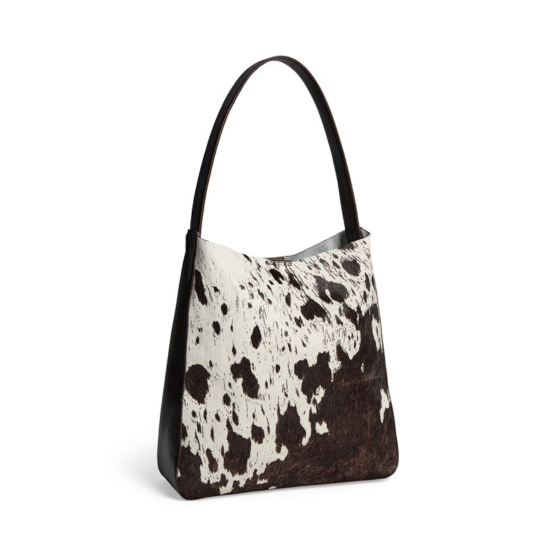 MARKBERG Skuldertaske Shelby Cow Print Brun/Beige 3