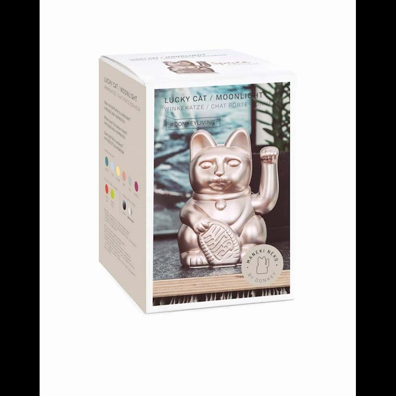 Donkey Vinkekat Maneki Neko Sølv 4