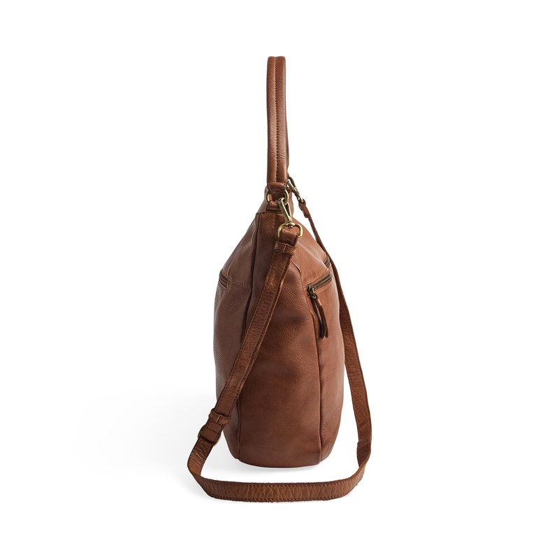 Aura Skuldertaske Salma  Cognac 4