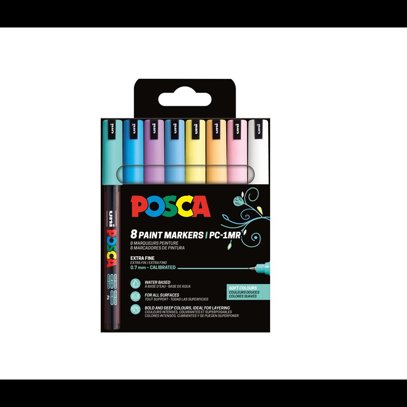 POSCA Tusser POSCA PC-1MR 8-sæt Multi 2