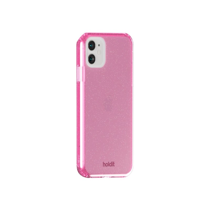 Holdit Mobilcover Glitter Pink iPhone XR/11 3