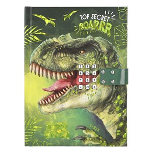 Dino-World Dagbok m. kod och ljud Grön