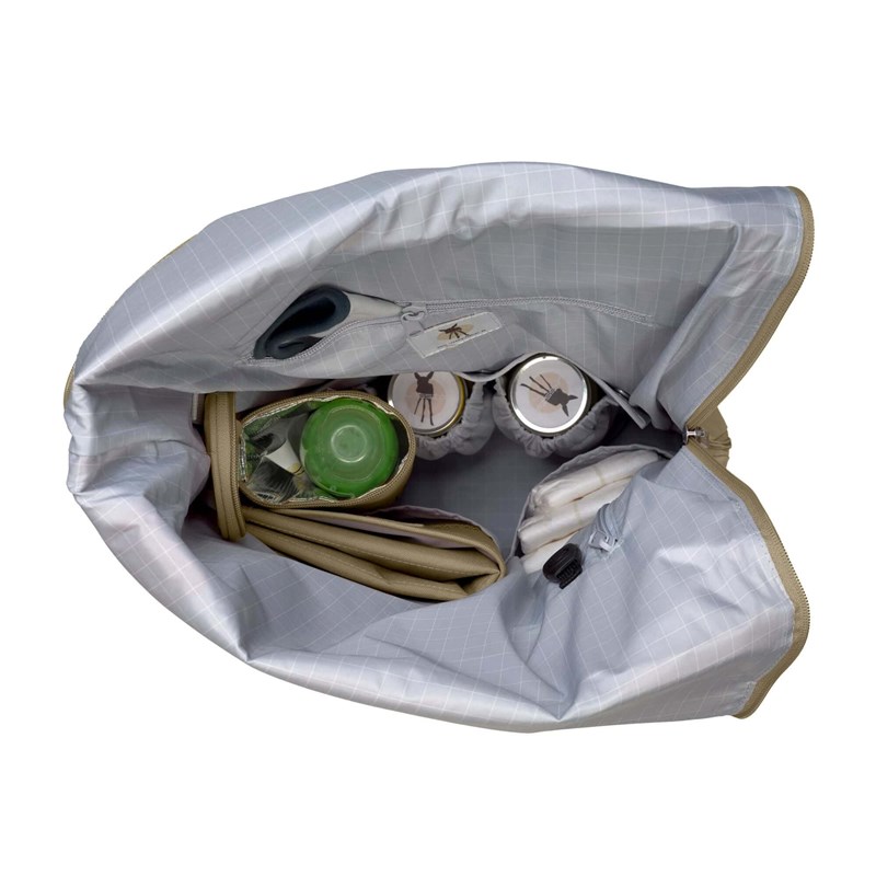 LÄSSIG Pusletaske Rolltop Oliven Grøn 4