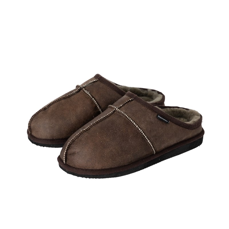 Shepherd Hjemmesko Bobo Oiled Gråbrun 42 3