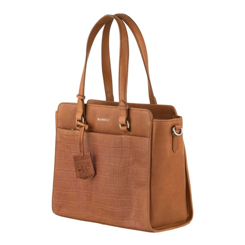 Burkely Håndtaske S Croco Caia Cognac 4