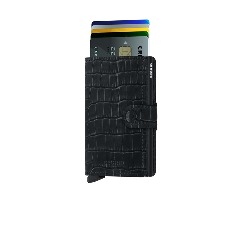 Secrid Kortholder Mini wallet Sort/Croco 2