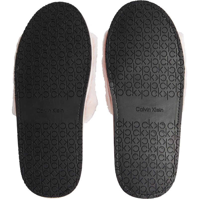 Calvin Klein Dame Slippers Sandals Fur Lyserød 36 4