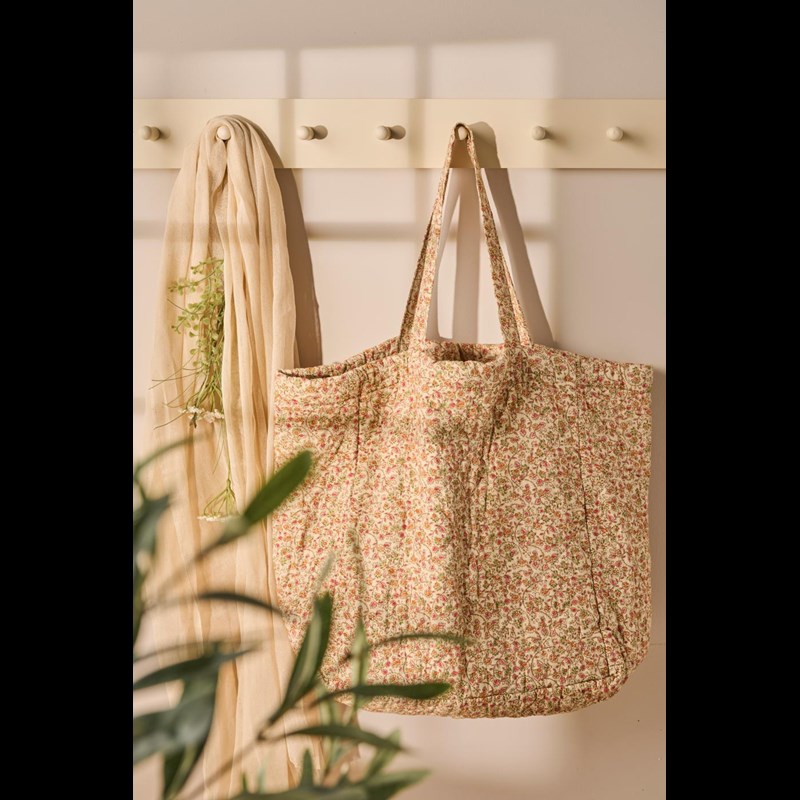 Ib Laursen Shopper Quiltet Blommigt tryck 2