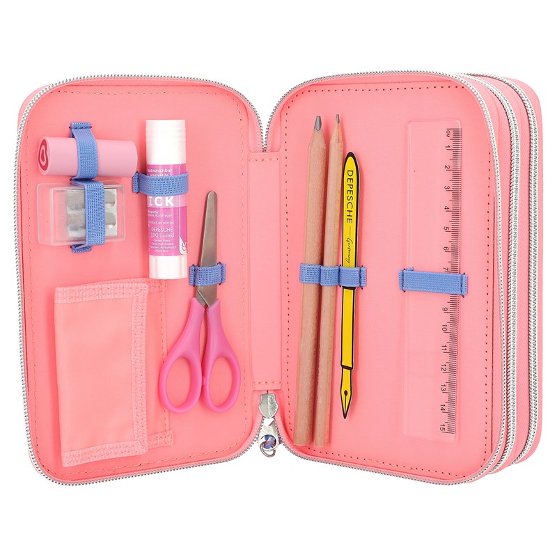 TOPModel Penalhus 3-lags m/pailletter Lyserød 4