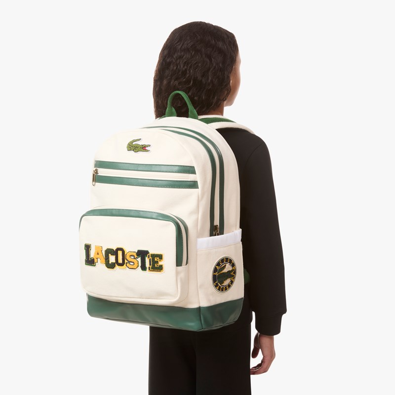 Lacoste Rygsæk Varsity Hvid/grøn 7