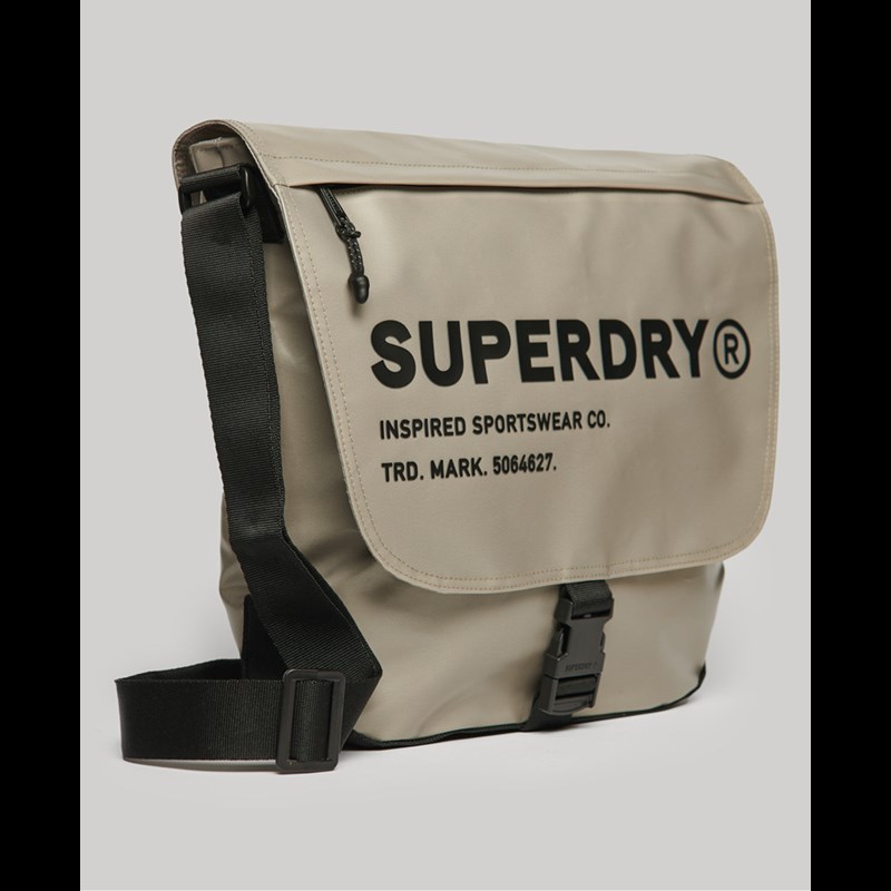 Superdry Skuldertaske Messenger Bag Beige 3