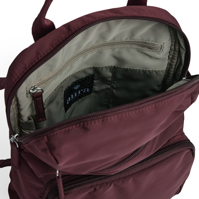 Aura Ryggsäck Prato Recycled Bordeaux 6