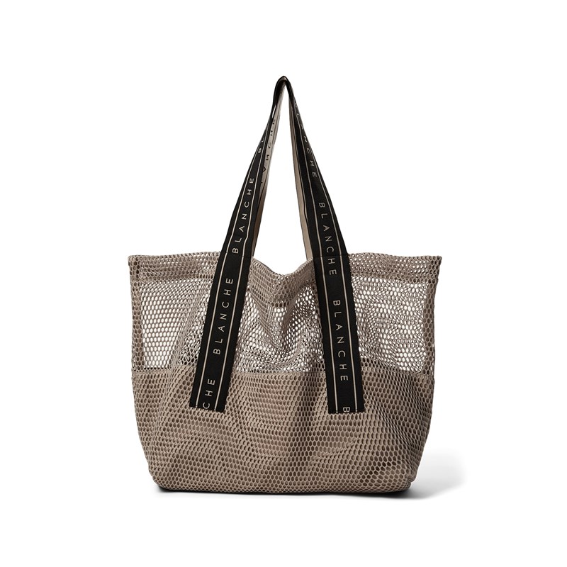 BLANCHE Tote Logo Beige 1