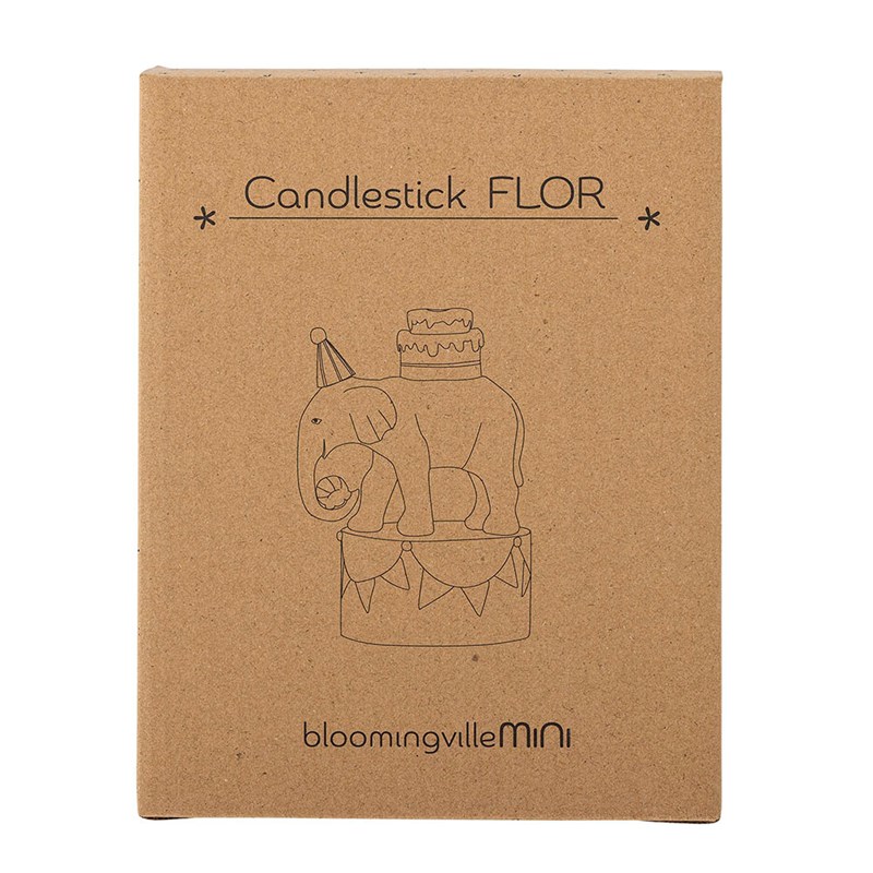Bloomingville Ljusstake Flor Grå 4