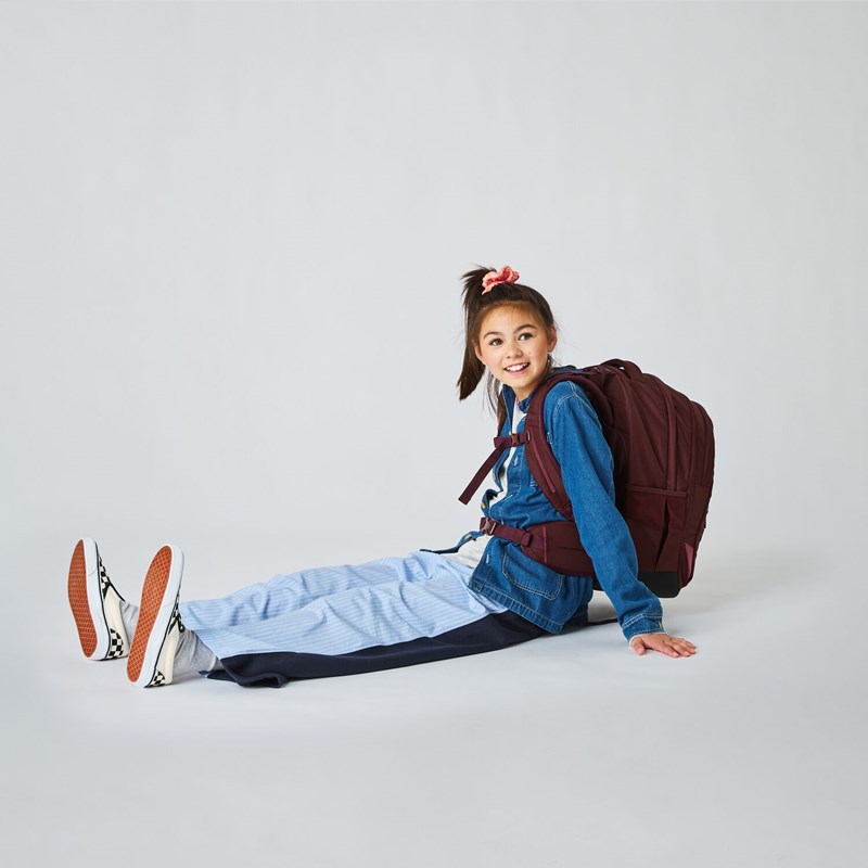 Satch Skoletaske Match Nordic Ruby Bordeaux 8