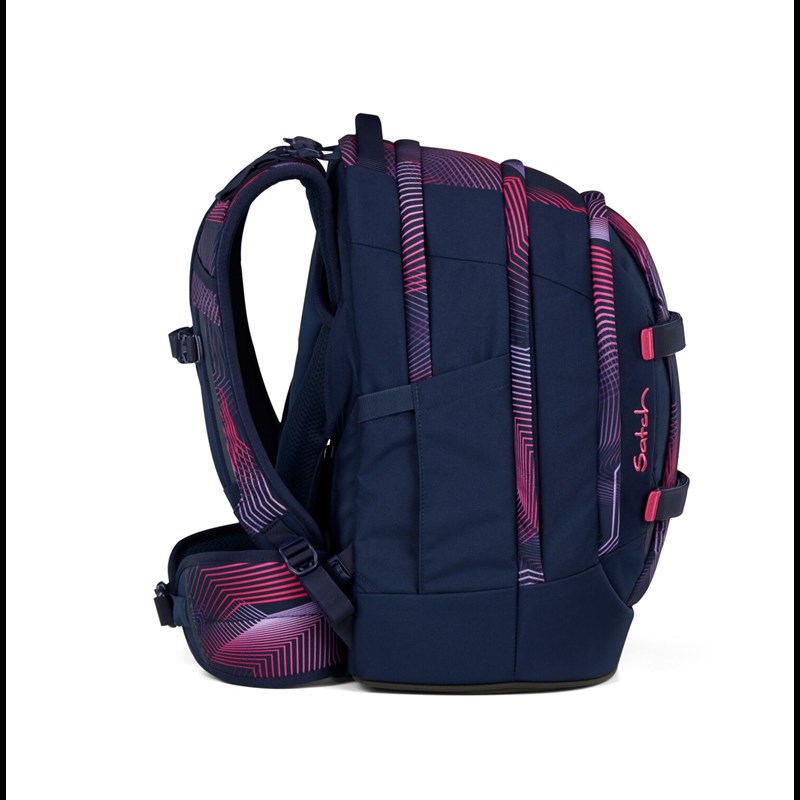 Satch Skolväska  Pack Seismic Pink Rosa mönstrad 4