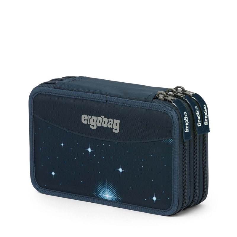 Ergobag Penalhus Maxi Galaxy Glow-Ed. Blå m/stjerner 1
