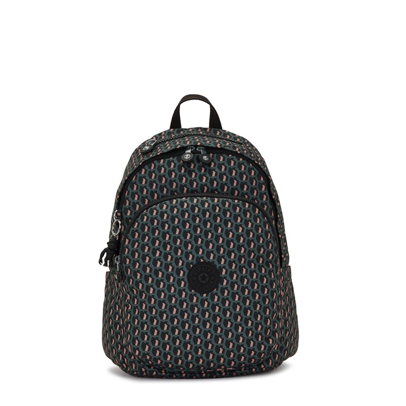 Kipling Rygsæk Delia Sort/pink 1