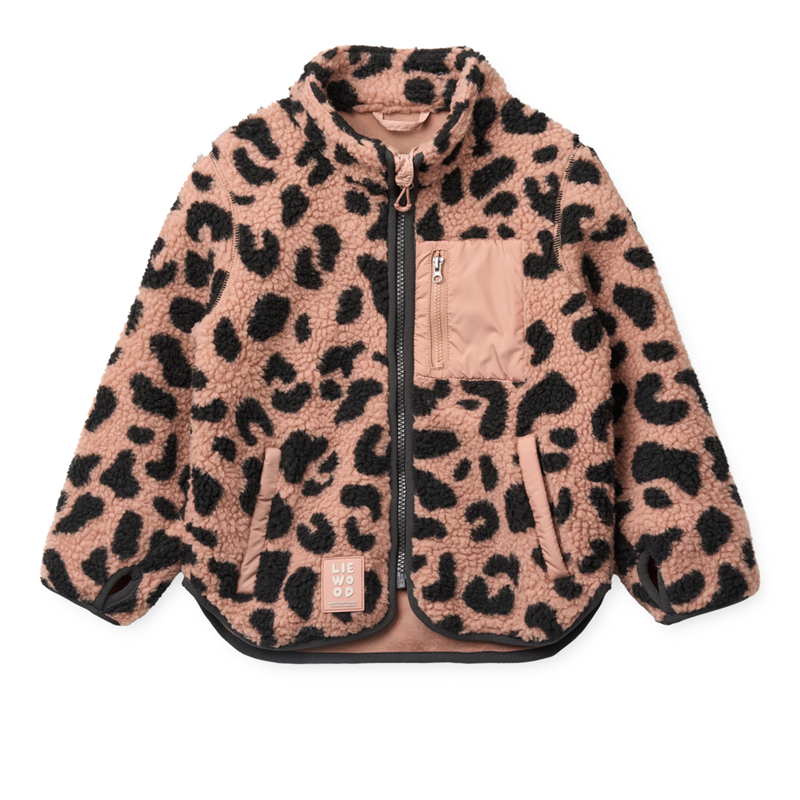 LIEWOOD Fleecejacka Nolan Leopard 2 år, 92 cm 1