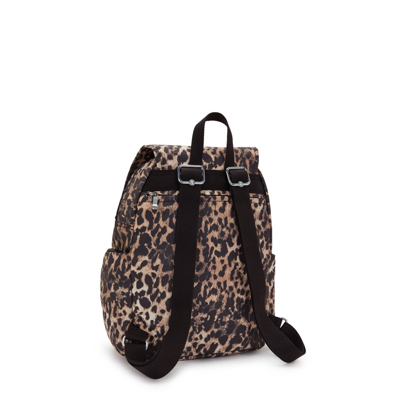 Kipling Rygsæk City Zip S Leopard 2