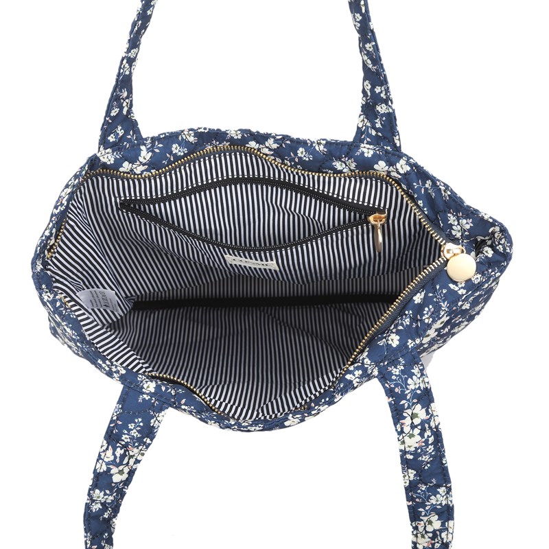 Conmé Shopper quilted M. blå 3