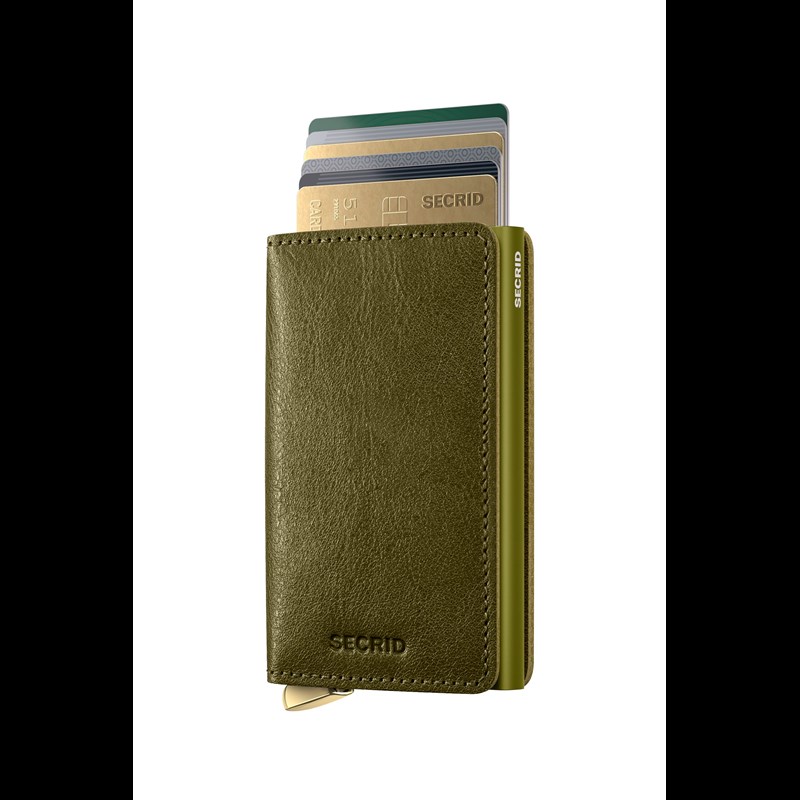 Secrid Slimwallet Basco Oliv 1