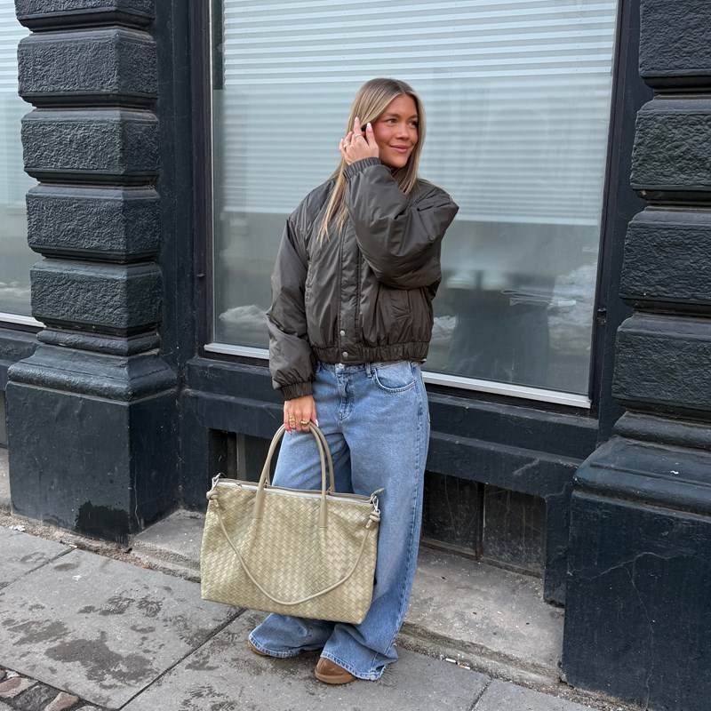 PITAYA Skuldertaske Bianca Medium  Khaki 4