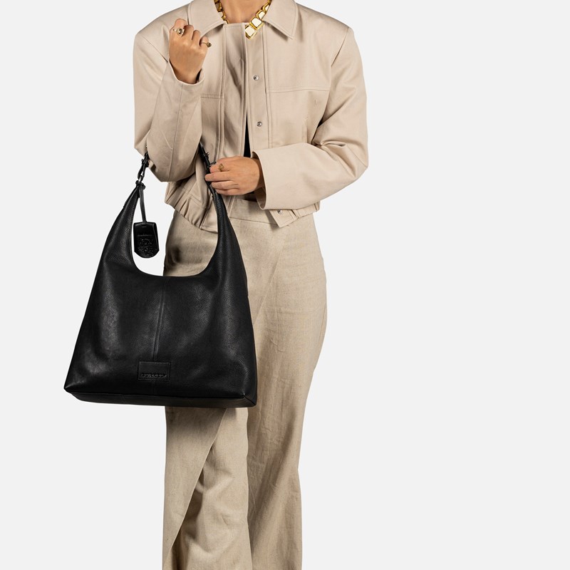 Burkely Axelväska Soft Skylar hobo Svart 5
