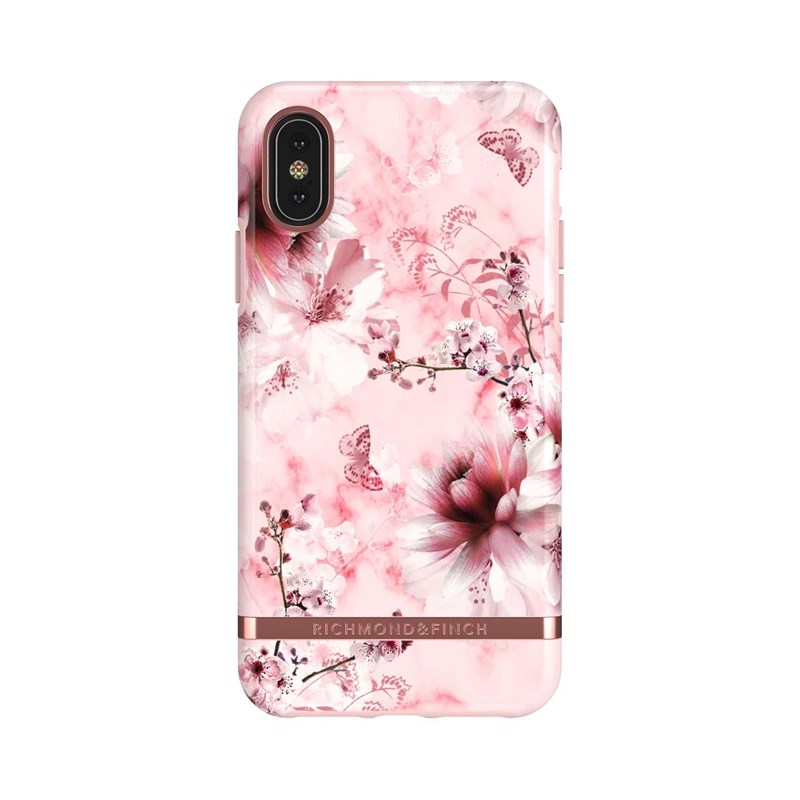 Richmond & Finch Mobilcover Pink Blomst iPhone X/XS 1