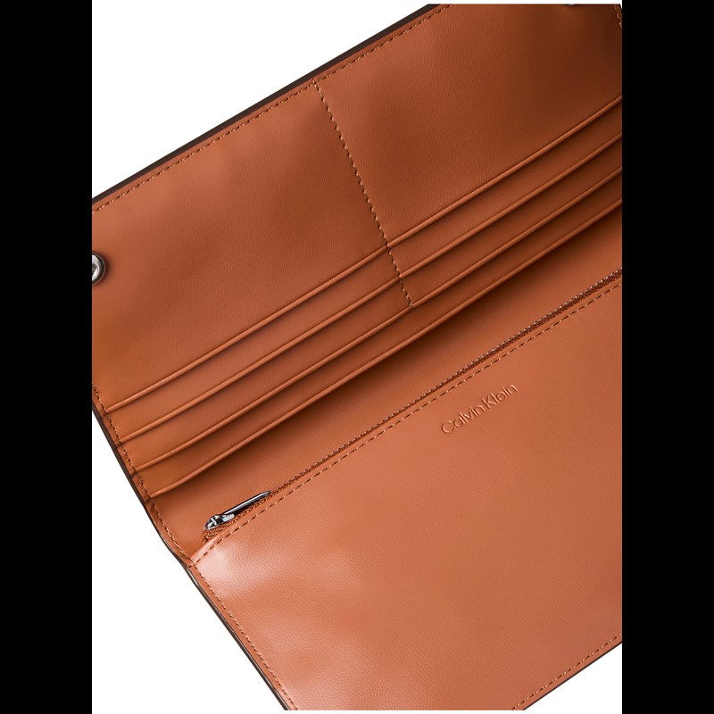 Calvin Klein Passhållare foil Logo Brun 3