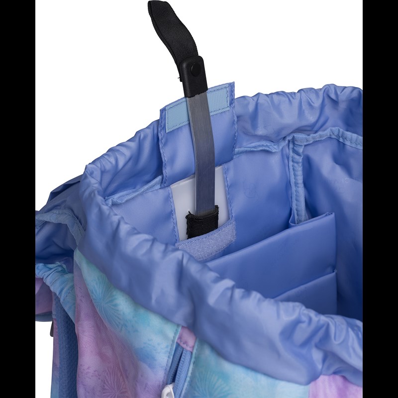 Beckmann Skoletaske Classic Seashell lyseblå/lilla 7