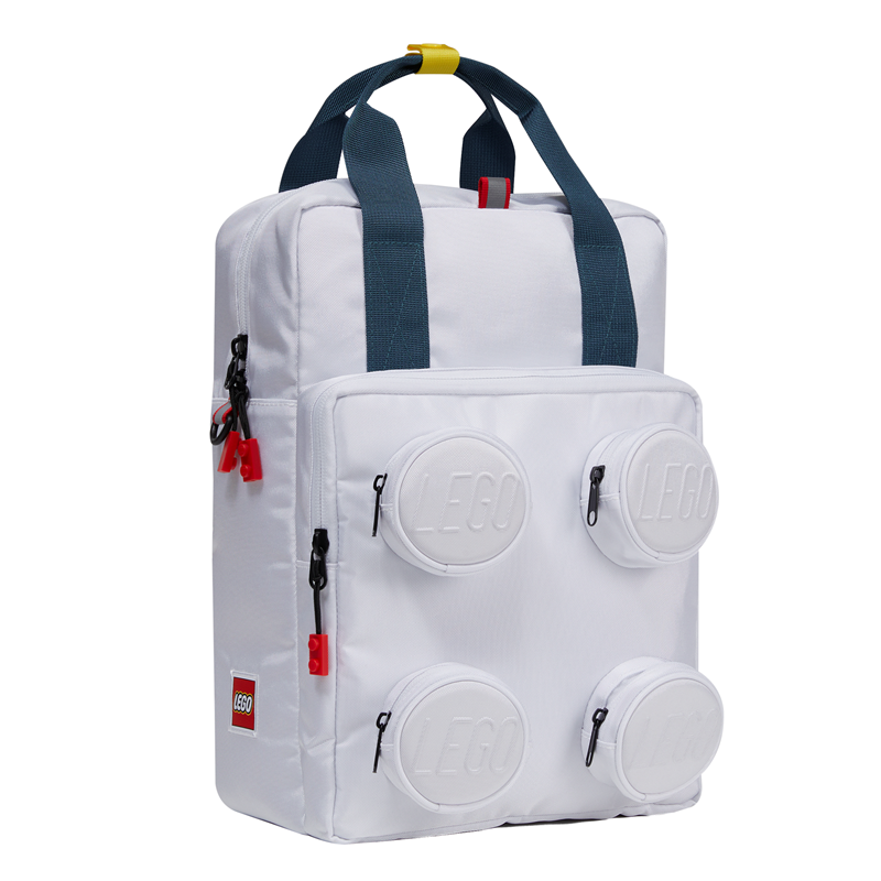 LEGO Bags Ryggsäck Brick 2x2 Vit 3