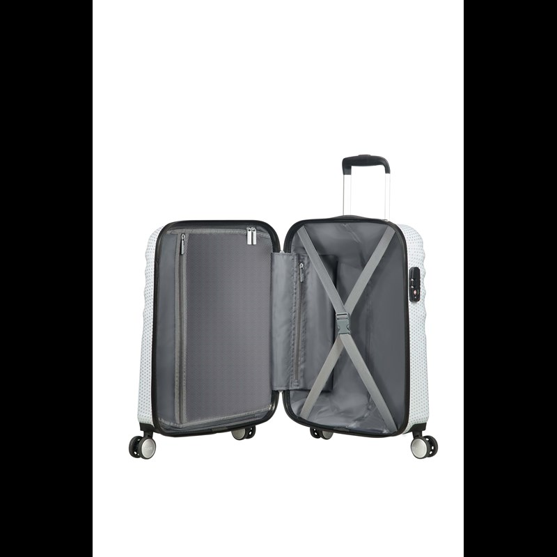 American Tourister Kuffert Wavebreaker Sølv 55 Cm 4