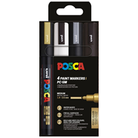 POSCA Pennor POSCA PC-5M 4-pack Multi