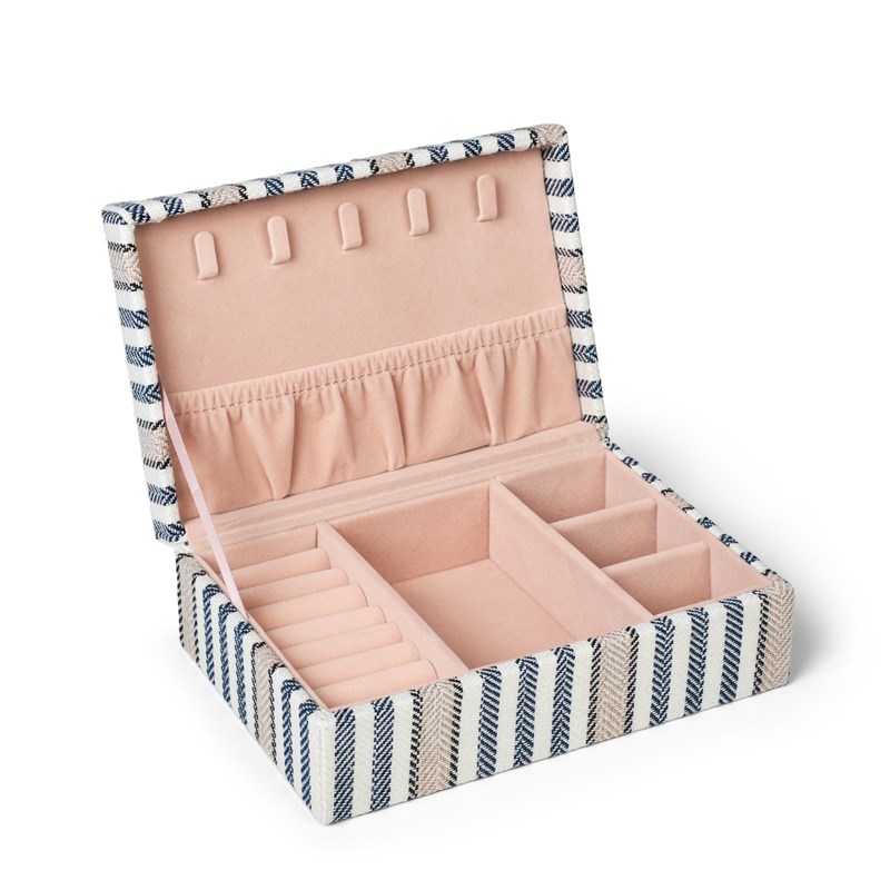 DAY ET Smykkeskrin Day Stripes Medium Beige/blå 2