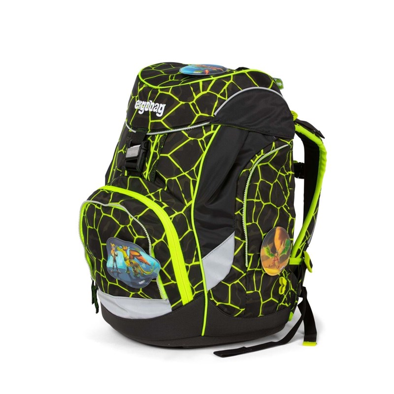 Ergobag Skoletaskesæt Pack Lumi Sort/Gul 6