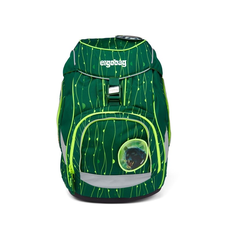 Ergobag Skoletaske Pack Lumi Edition Grøn mønster 2