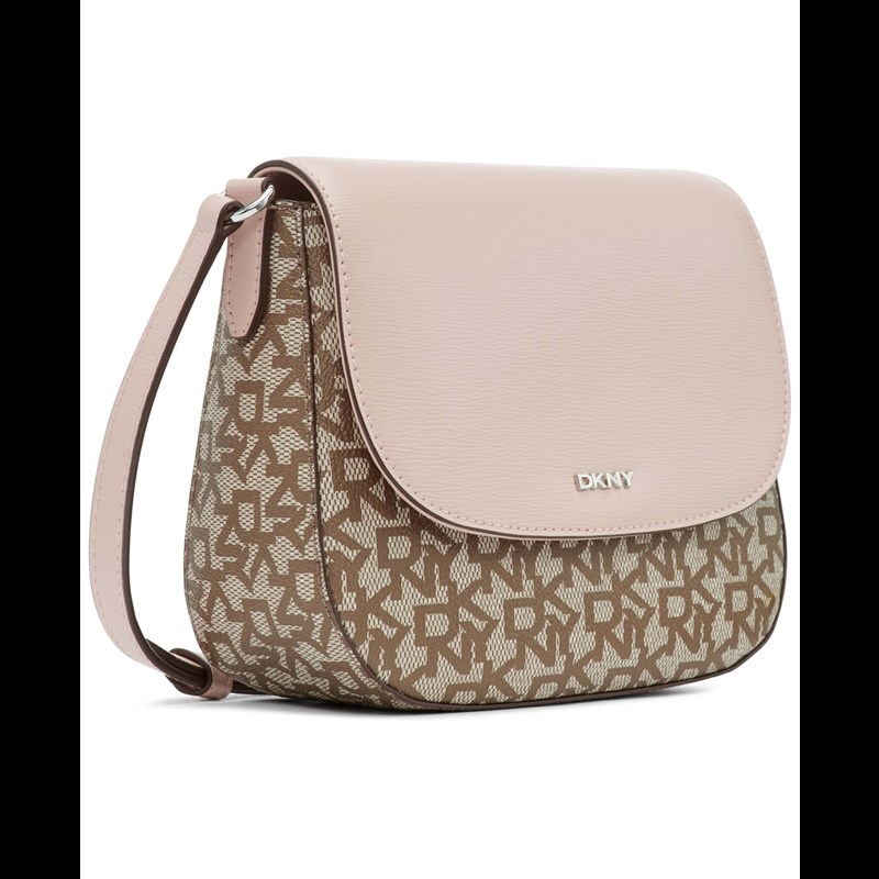 DKNY Skuldertaske Bryant Logo Brunt mønster 2