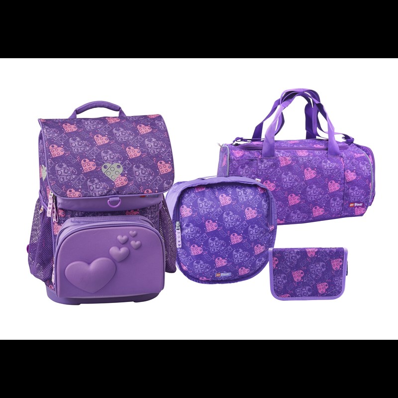 LEGO Bags Skoletaskesæt Optimo Friends H Lilla/pink 1