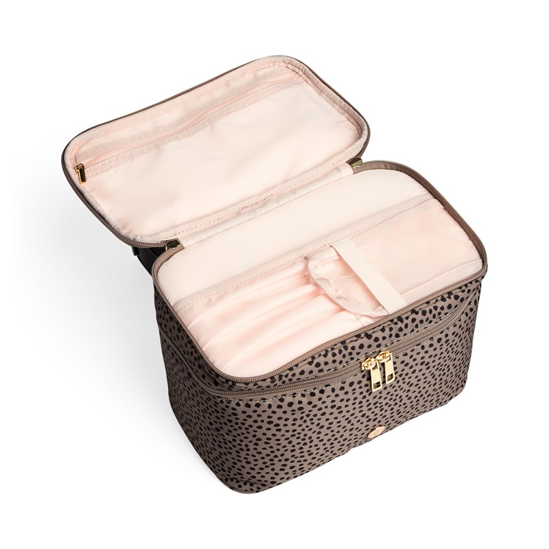 Aura Toilettaske Almada Taupe/Sort 2