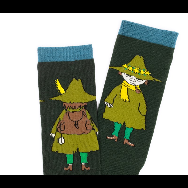 Nordic Buddies Herrstrumpor Mumin Blå/Grön 3