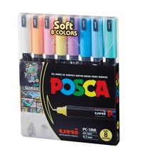 POSCA Pennor POSCA PC-1MR 8-pack Multi