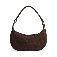 MARKBERG Skuldertaske Musembg Weave M. Brun 1