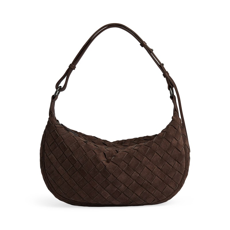 MARKBERG Skuldertaske Musembg Weave M. Brun 1