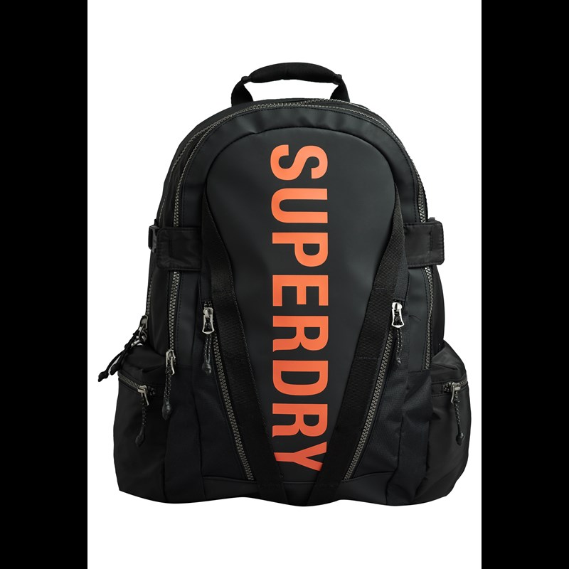 Superdry Ryggsäck Code MTN Tarp Svart/Orange 1