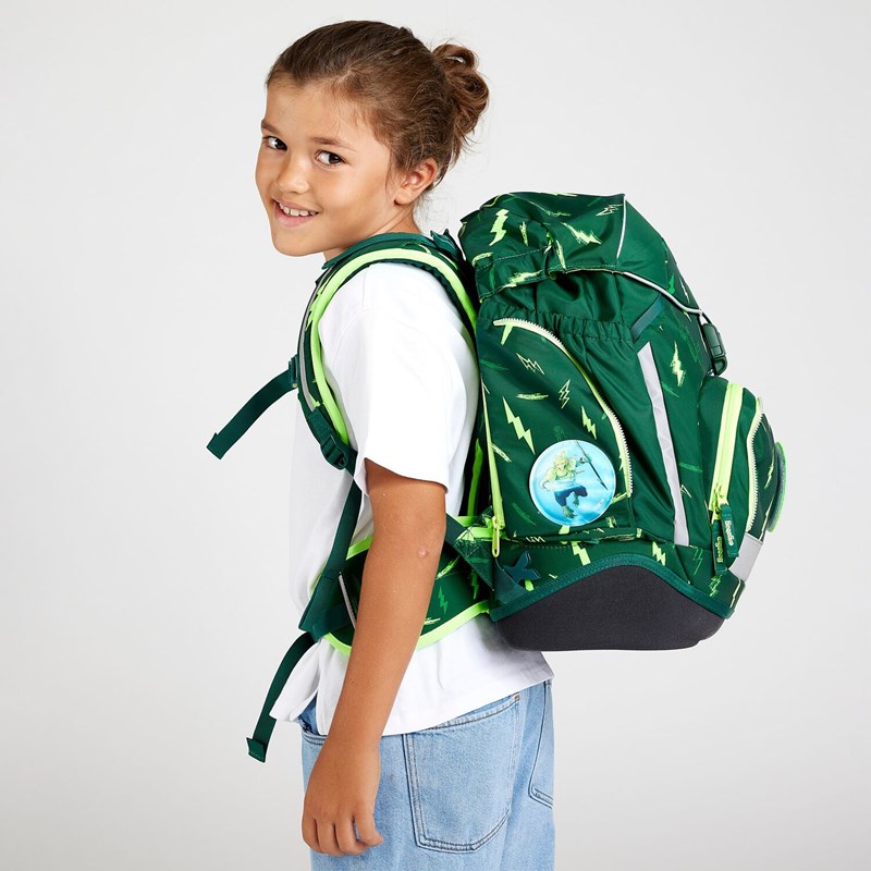 Ergobag Skoletaskesæt Pack Beartastic Grøn mønster 2