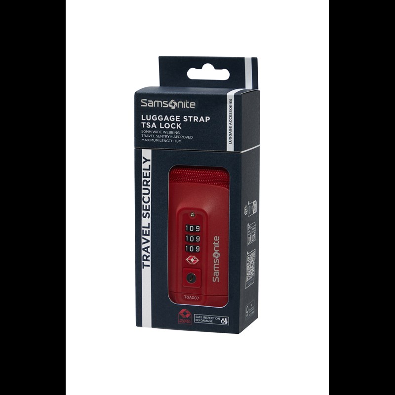 Samsonite Kuffertrem m/TSA lås Rød 1